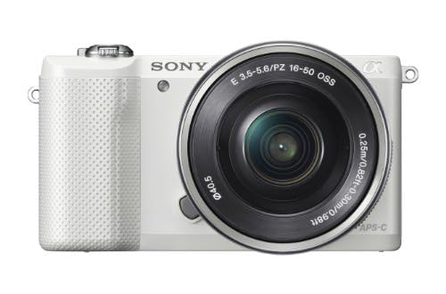 Sony Alpha a5000 Mirrorless Digital Camera with 16-50mm OSS Lens White (Renewed)