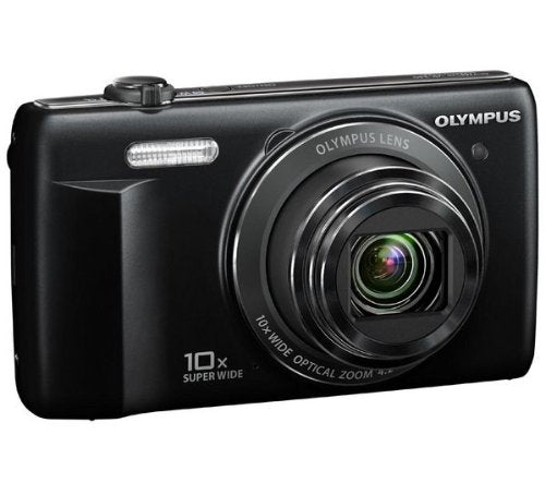 OLYMPUS VR-340 Digital Camera 16.0 Megapixel with 10x Optical Zoom 3.0-Inch Display Black (Renewed)