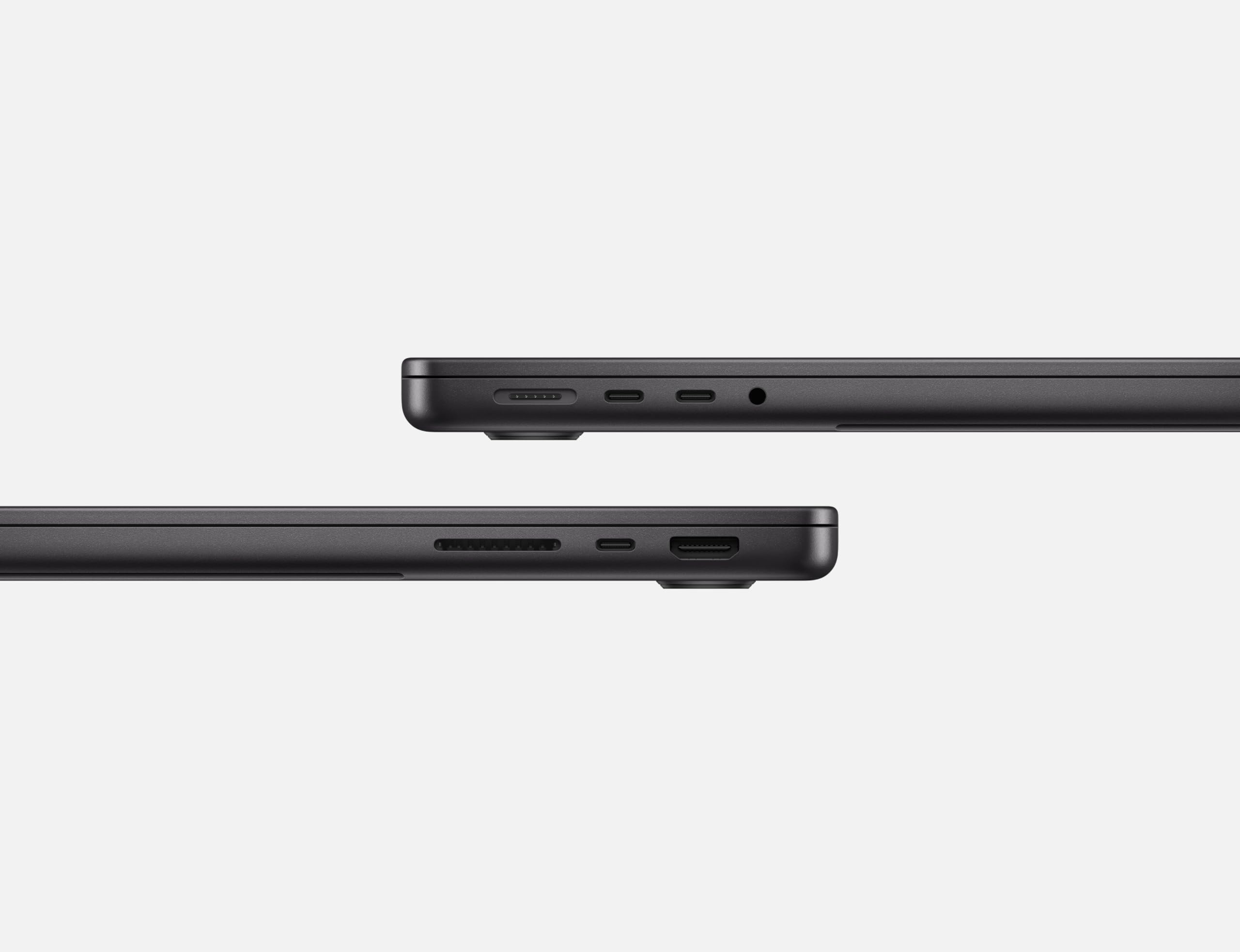 2024 Apple MacBook Pro with Apple M4 Pro Chip with 14CPU & 20GPU (16-inch, 24GB RAM, 512GB SSD Storage) (QWERTY English) Space Black (Renewed)