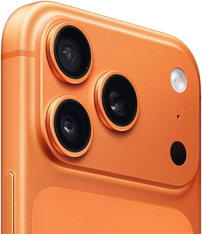 Apple iPhone 17 Pro, 256GB, SIM Global, Cosmic Orange- Unlocked (Renewed)