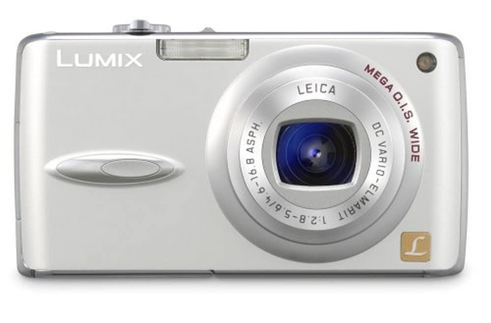 Panasonic DMC-FX01S 6MP Compact Digital Camera with 3.6x Optical Image Stabilized Zoom (Silver) (Renewed)