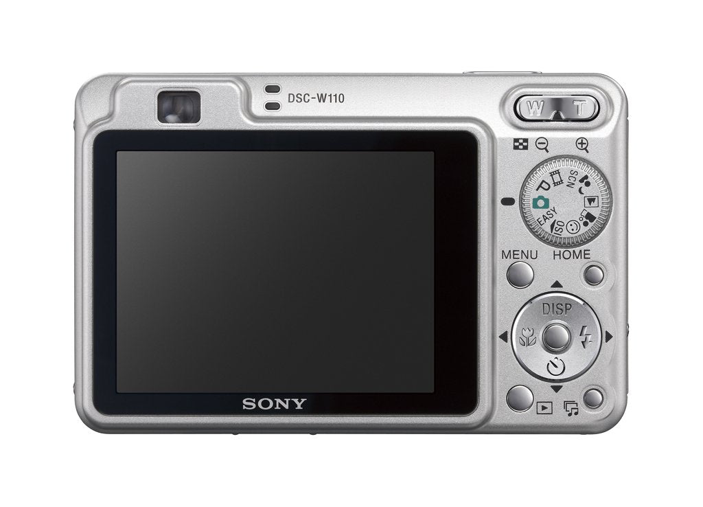 Sony CyberShot W110 Digital Camera - Silver 7.2 Megapixel 4x Optical Zoom 2.5-Inch LCD Silver (Renewed)