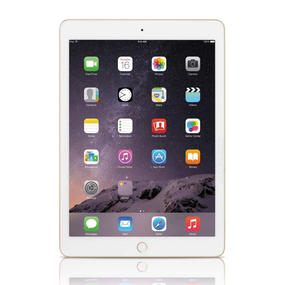 2014 Apple iPad Air 2 (9.7-inch, WiFi, 128GB) - Gold (Renewed)