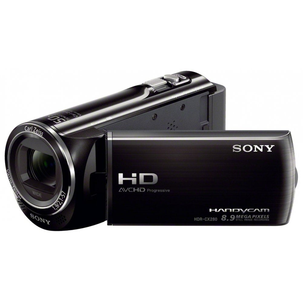 Sony HDR-CX280 Camcorder 8.9MP Exmor R CMOS sensor with 27x Optical Zoom 50x Extended Zoom 2.7-Inch Screen Black (Renewed)