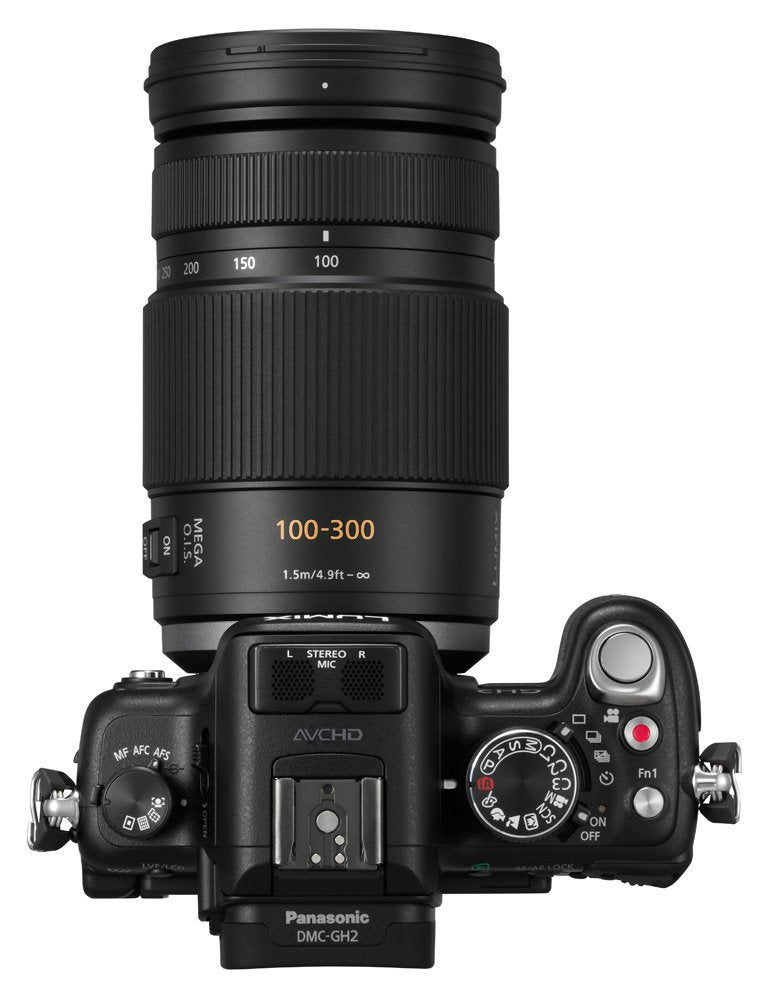 Panasonic LUMIX G Vario Lens, 100-300mm, F4.0-5.6 ASPH, Mirrorless Micro Four Thirds, MEGA Optical I.S, H-FS100300 (USA BLACK) (Renewed)
