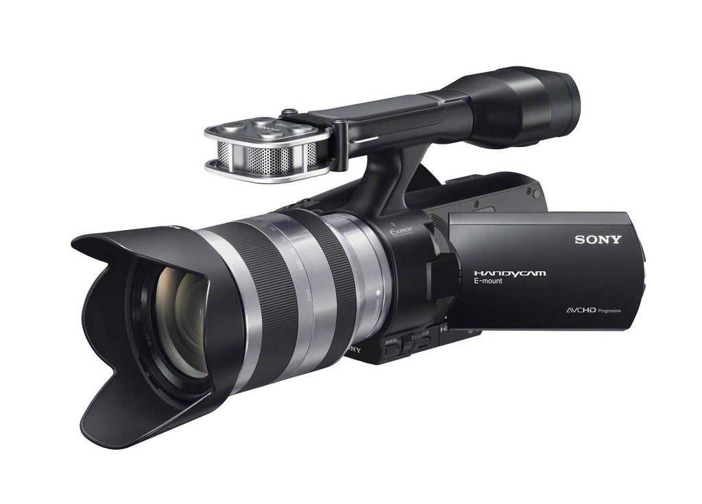 Sony NEX-VG20 Handycam E-Mount Camcorder 16.1 Megapixel with 18-200mm Interchangeable Lens CMOS Sensor AVCHD Quality 3-Inch Screen Black (Renewed)