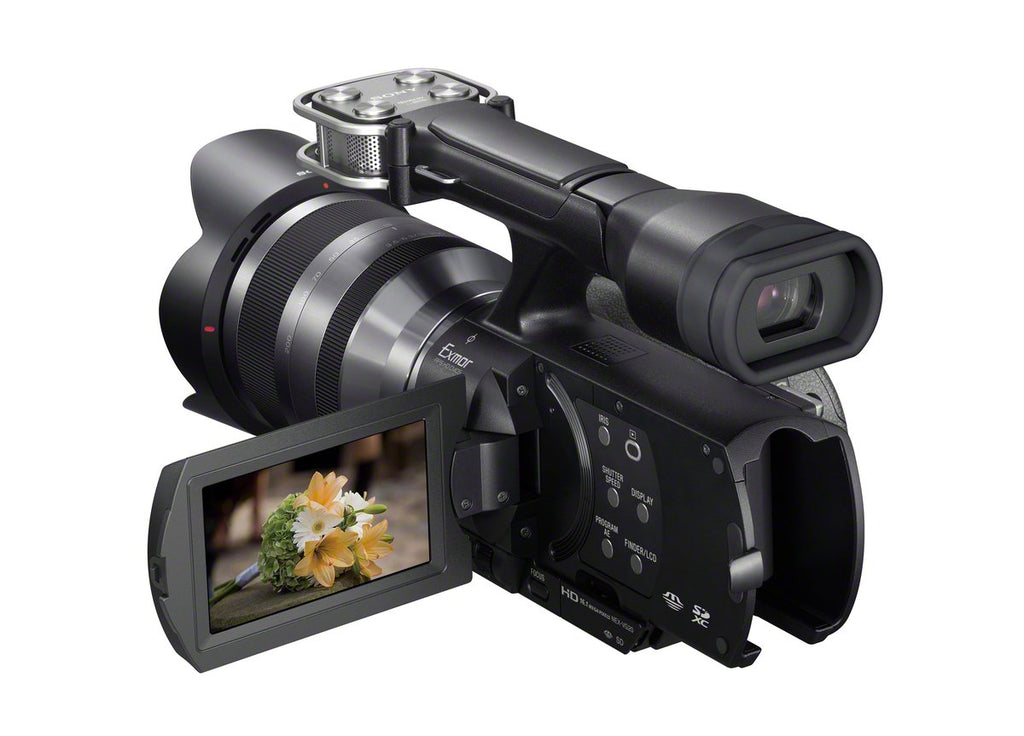Sony NEX-VG20 Handycam E-Mount Camcorder 16.1 Megapixel with 18-200mm Interchangeable Lens CMOS Sensor AVCHD Quality 3-Inch Screen Black (Renewed)