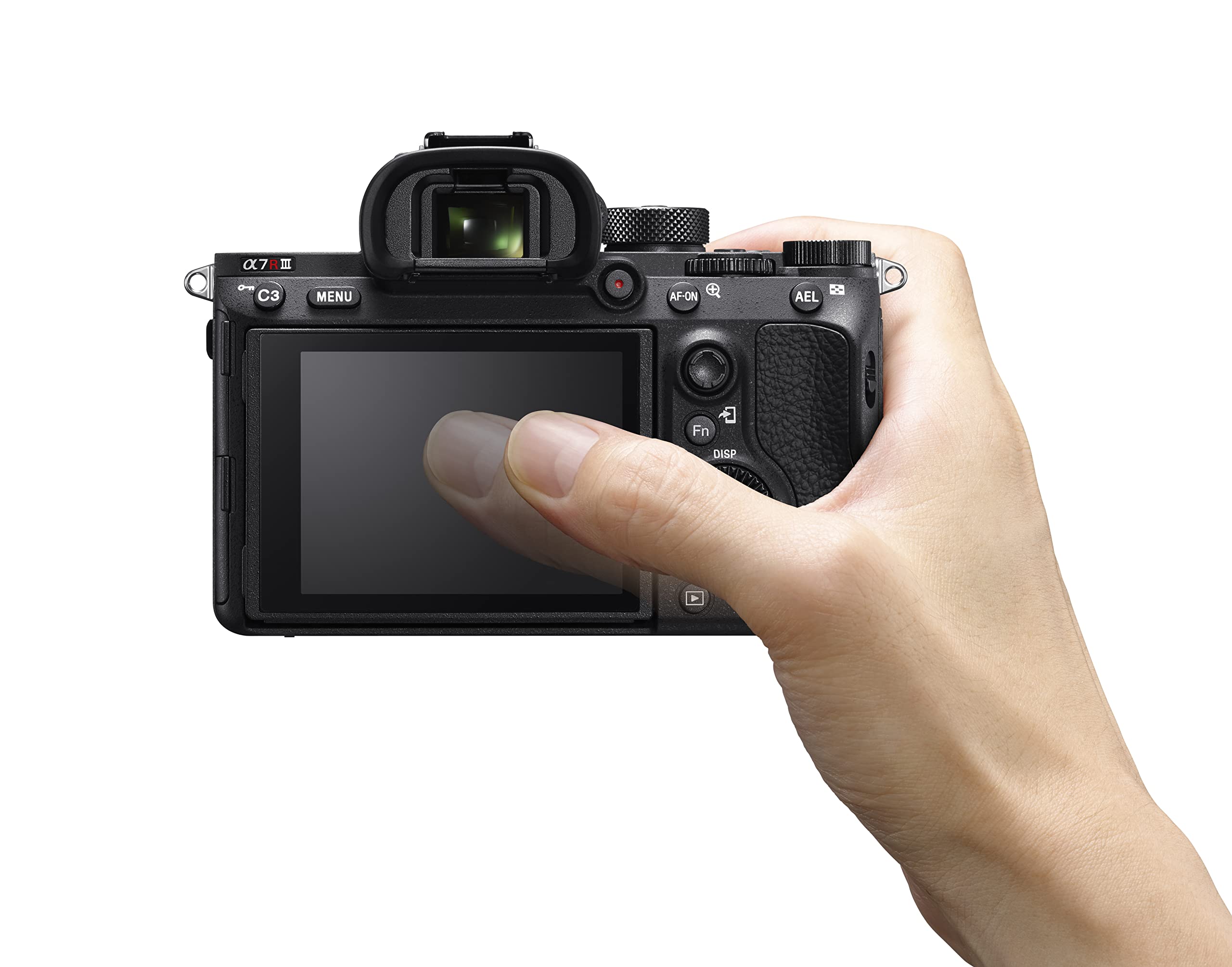Sony Alpha 7R III Full-Frame High Resolution Mirrorless Camera 42.4MP, Front End LSI Image Processor, 4K HDR Video and 3" LCD Black (Renewed)