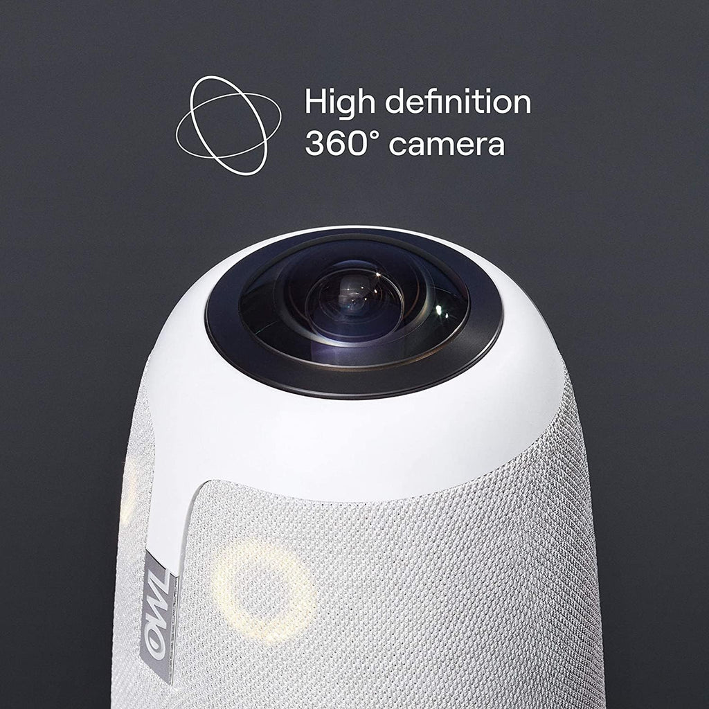 Owl Labs Meeting Owl Pro Conferencing Camera - Premium 360-Degree Smart Camera, 8 Mics & 3 Speakers, 1080p HD, 18ft Mic Range, Plug & Play, WIFI, Support for Zoom, Teams, Webex & More (Renewed)