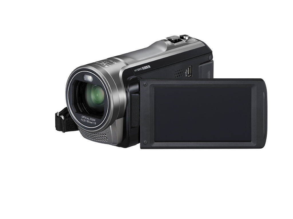 Panasonic HC-V500 Camcorder Full HD 1080/50P/50I Long telefoto and 50X intelligent Zoom Hybrid O.I.S. Optical image stabiliser -3.0-Inch LCD Black (Renewed)