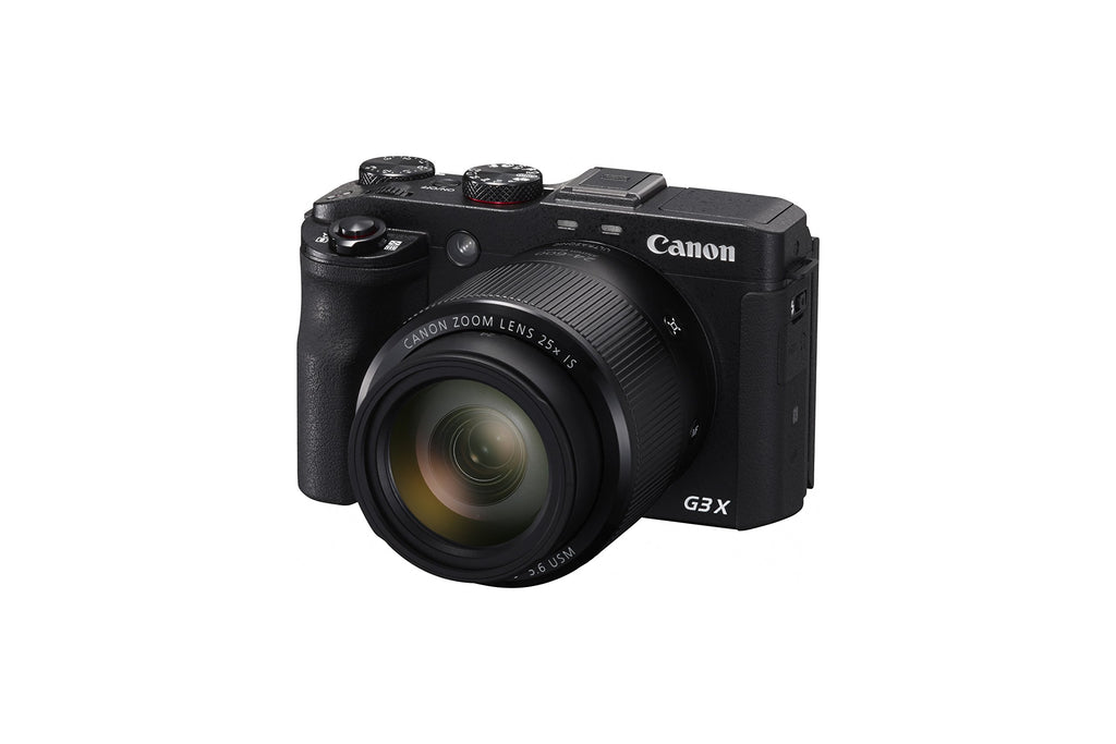 Canon PowerShot G3 X Compact Digital Camera 1-Inch Sensor 20.2 Megapixel with 25x Optical Zoom Full HD Black (Renewed)