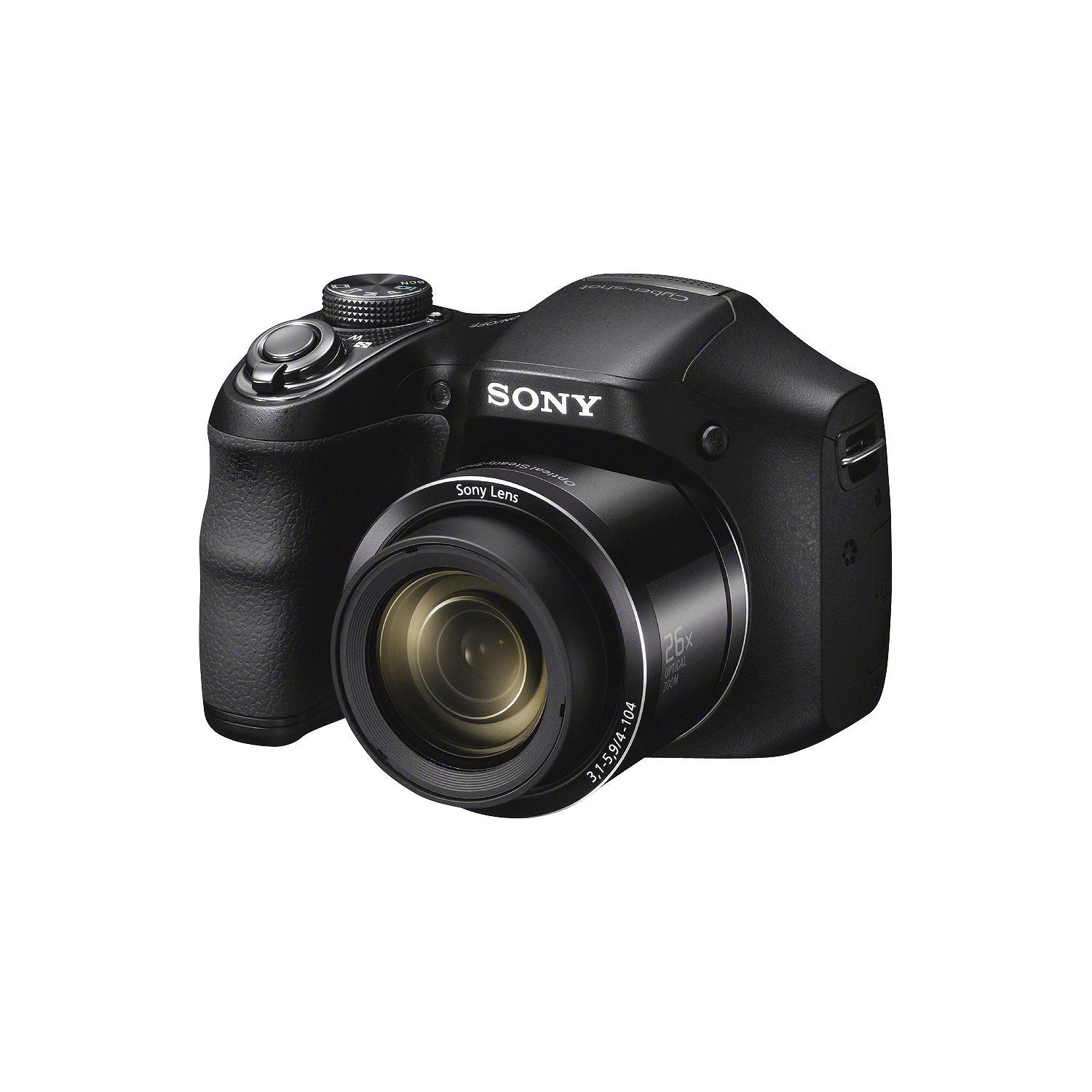 Sony Cyber-shot DSC-H200 Bridge Camera 20.1MP 1/2.3" CCD (Charging Transfer Device) 5184 x 3888pixels Black - Digital Cameras (Renewed)