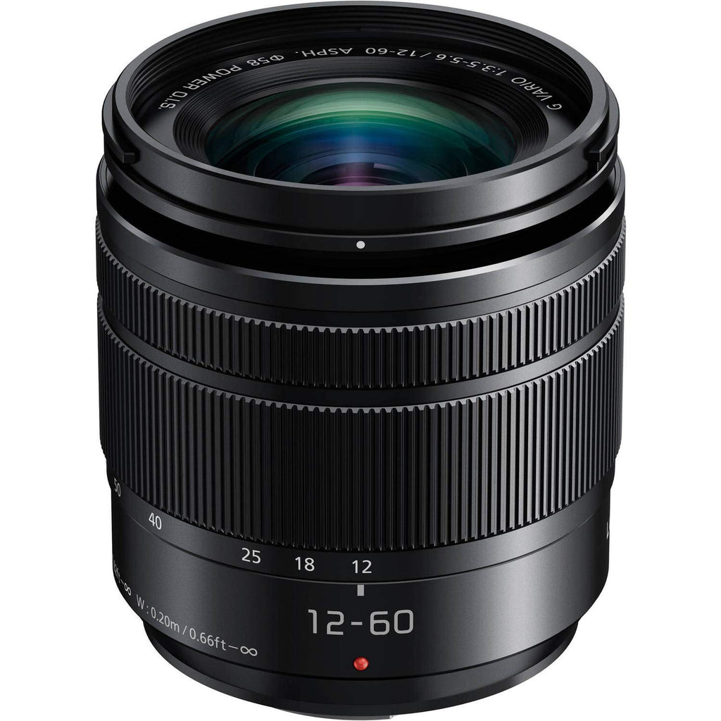 Panasonic Lumix G Vario 12-60mm f/3.5-5.6 ASPH. Power O.I.S. Lens with Pro Filter (Renewed)