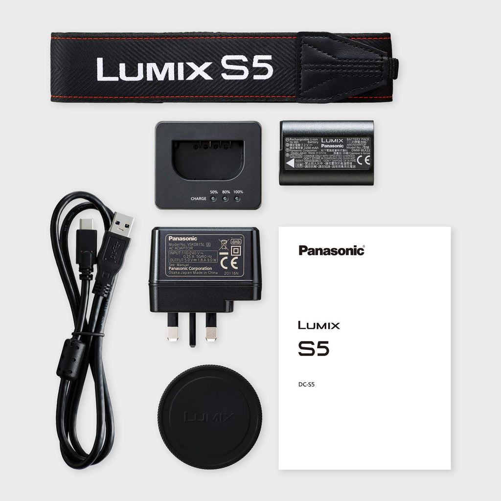 Panasonic LUMIX DC-S5E-K S5 Full Frame Compact 4K Mirrorless Camera with OLED Live Tiltable Viewfinder (Body only) (Renewed)