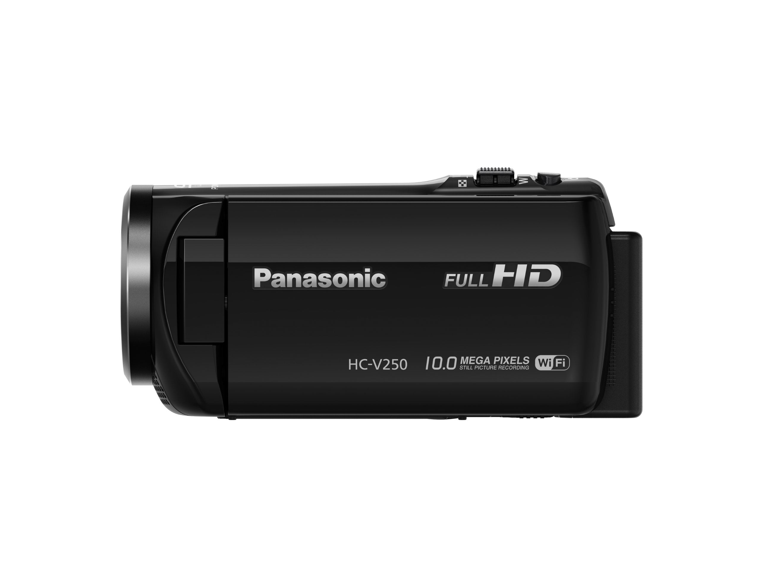 Panasonic HC-V250EB-K Full HD Camcorder - Black (90x Intelligent Zoom, Power OIS, Wi-Fi, NFC) (New for 2014) (Renewed)