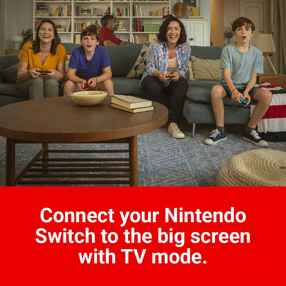 Nintendo Switch (Neon Red/Neon blue) (Renewed)