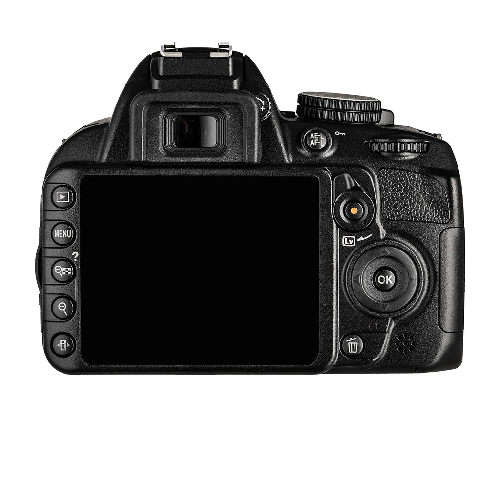 Nikon D3100 Digital SLR Camera with 18-55mm VR Lens Kit (14.2MP) 3 inch LCD (Renewed)