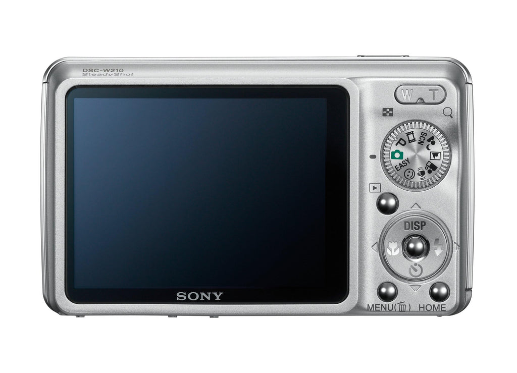 Sony Cybershot DSC-W210 Camera - Silver (12.1MP, 4x optical zoom) 2.7 inch LCD (Renewed)