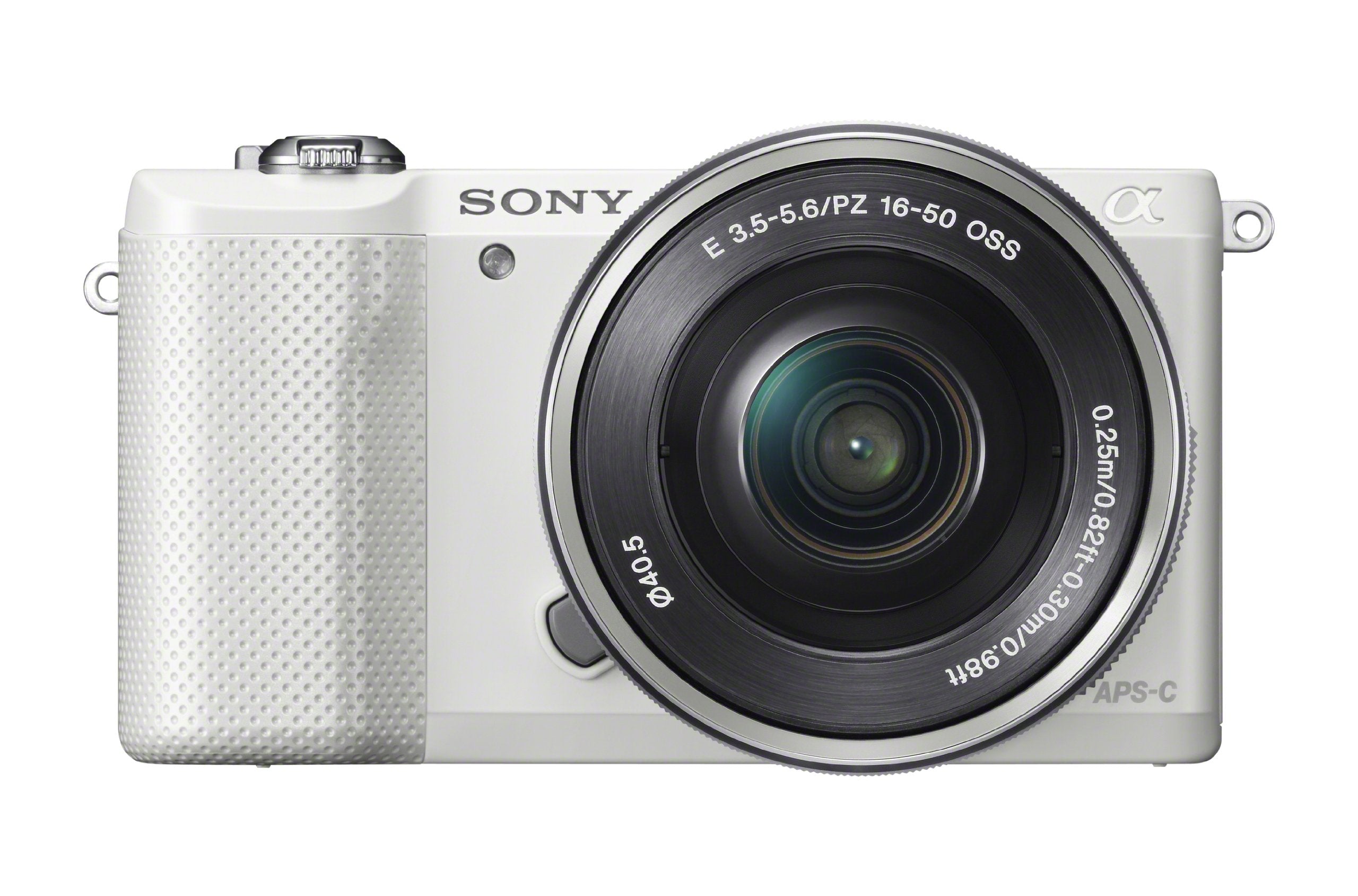 Sony Alpha a5000 Mirrorless Digital Camera with 16-50mm OSS Lens White (Renewed)