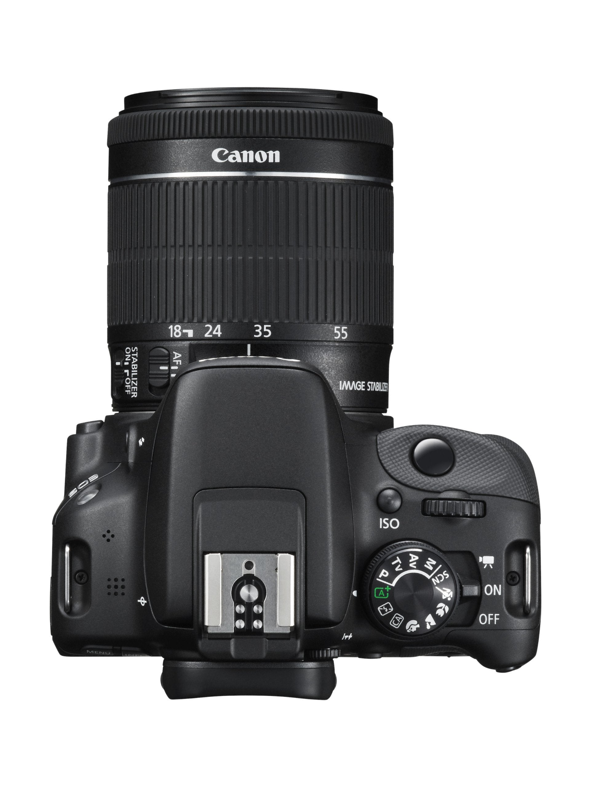 Canon EOS 100D Digital SLR Camera (EF-S 18-55 mm f/3.5-5.6 IS STM Lens, 18 MP, CMOS Sensor, 3 inch LCD) (Renewed)