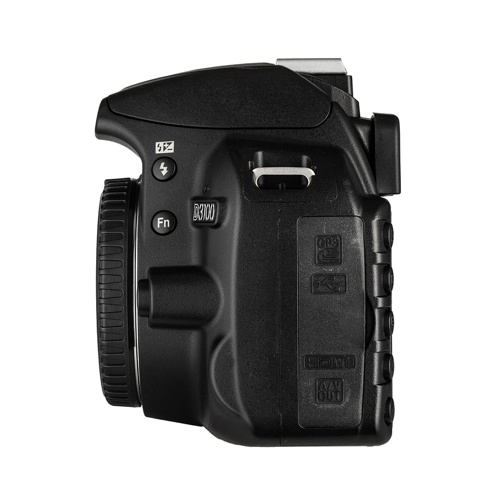 Nikon D3100 Digital SLR Camera with 18-55mm VR Lens Kit (14.2MP) 3 inch LCD (Renewed)
